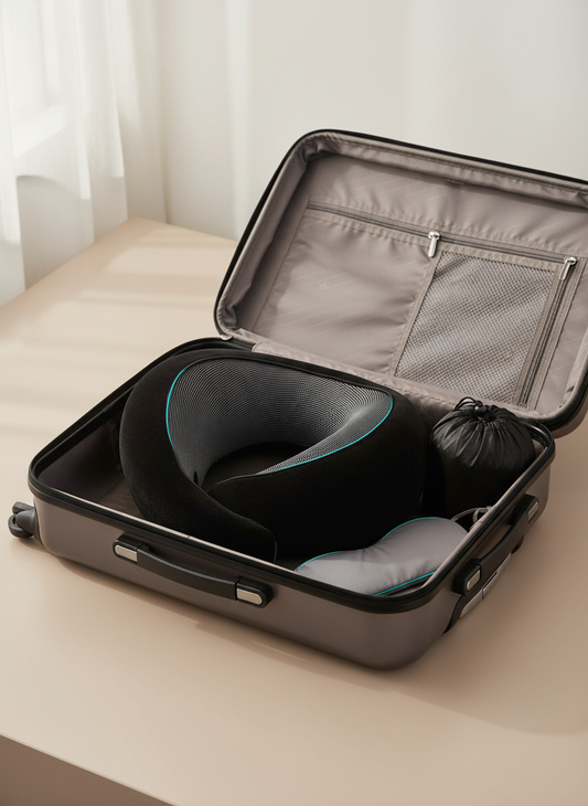 Kelioninė kaklo pagalvė su memory foam – maksimalus komfortas kiekvienoje kelionėje