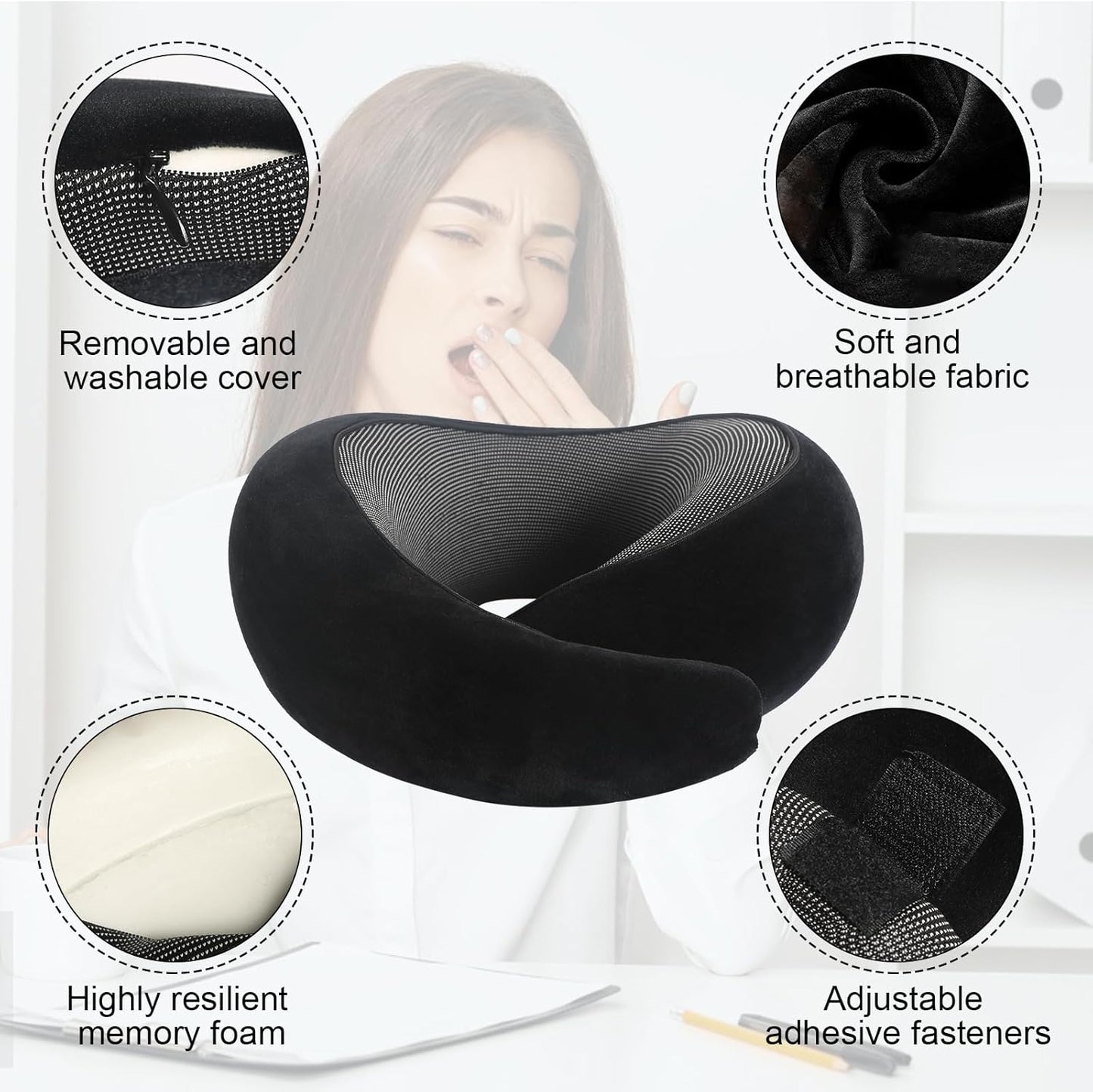 Kelioninė kaklo pagalvė su memory foam – maksimalus komfortas kiekvienoje kelionėje