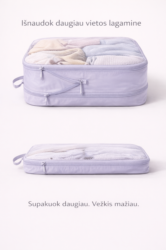 Kompresiniai pakavimo kubai 7 dalių rinkinys