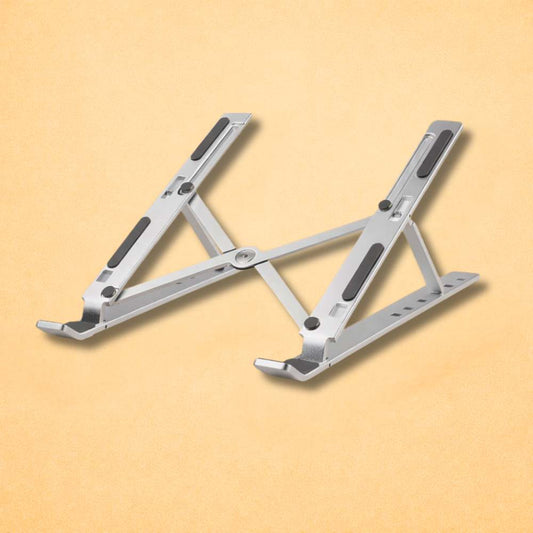 Aliuminis, sulankstomas nešiojamojo kompiuterio stovas