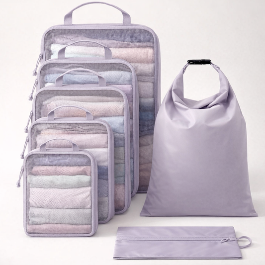 Kompresiniai pakavimo kubai 7 dalių rinkinys